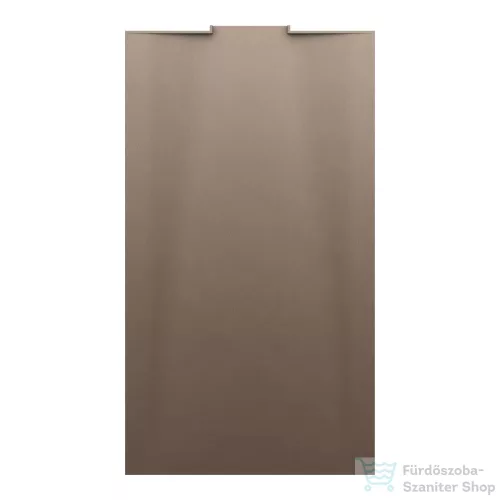 Laufen NIA zuhanytálca 160x90 cm, Marbond kompozit anyagból, lefolyó a falon belül, matt kávé H2100391290001