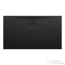   Laufen Pro 140x80 cm-es zuhanytálca Marbond kompozit anyagból,fekete H2109530800001