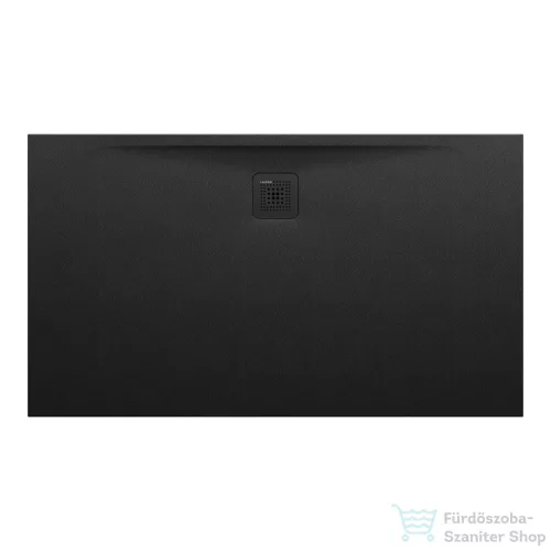 Laufen Pro 140x80 cm-es zuhanytálca Marbond kompozit anyagból,fekete H2109530800001