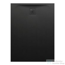   Laufen Pro 100x90 zuhanytálca Marbond kompozit anyagból, matt fekete H2109570800001