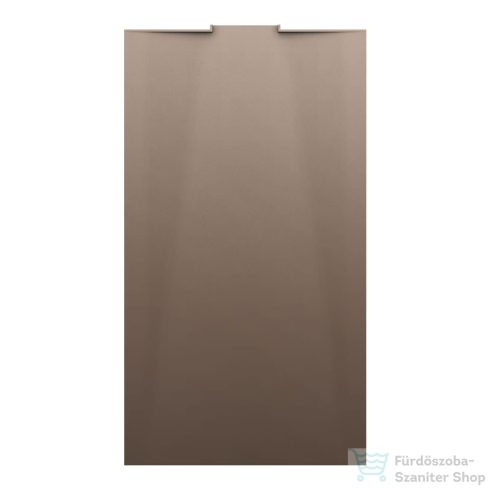 Laufen NIA zuhanytálca 180x100 cm, Marbond kompozit anyagból, lefolyó a falon belül, matt kávé H2110301290001