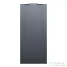 Laufen NIA zuhanytálca 180x80 cm, Marbond kompozit anyagból, lefolyó a falon belül, Antracit H2110310780001
