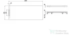 Laufen Pro S 200x80 cm-es zuhanytálca Marbond kompozit anyagból, antracit H2111880780001