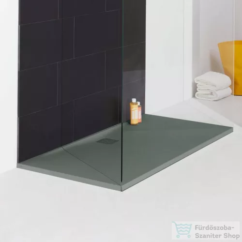 Laufen Pro 200x100 cm-es zuhanytálca Marbond kompozit anyagból,Beton matt H2119570790001