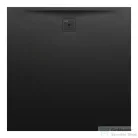 Laufen Pro 120x120 cm-es zuhanytálca Marbond kompozit anyagból,fekete H2119580800001