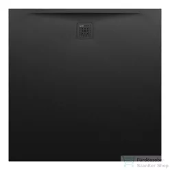   Laufen Pro 120x120 cm-es zuhanytálca Marbond kompozit anyagból,fekete H2119580800001