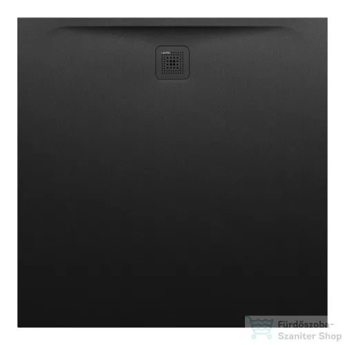 Laufen Pro 120x120 cm-es zuhanytálca Marbond kompozit anyagból,fekete H2119580800001