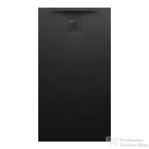 Laufen Pro 130x70 cm-es zuhanytálca Marbond kompozit anyagból,fekete H2129520800001