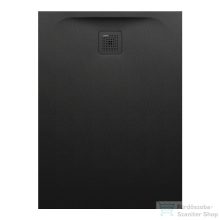   Laufen Pro 110x80 cm-es zuhanytálca Marbond kompozit anyagból,fekete H2129540800001