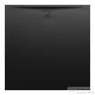Laufen Pro 140x140 cm-es zuhanytálca Marbond kompozit anyagból,matt fekete H2129580800001
