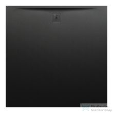   Laufen Pro 150x150 cm-es zuhanytálca Marbond kompozit anyagból,Fekete H2139530800001