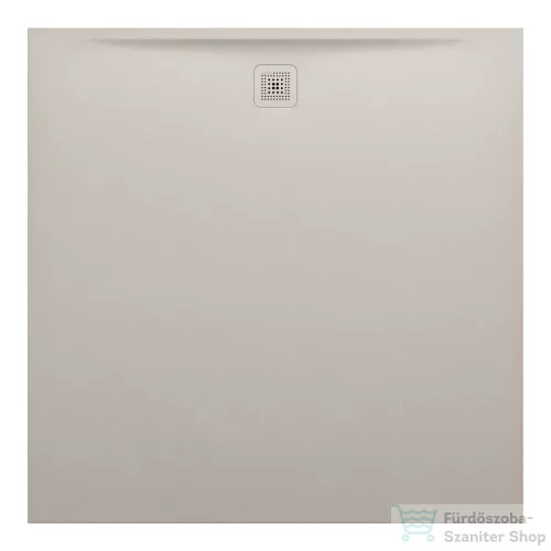 Laufen Pro 150x150 cm-es zuhanytálca Marbond kompozit anyagból, matt bézs H2139531860001