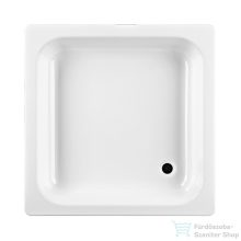   Jika SOFIA 80x80 cm-es szögletes acéllemez zuhanytálca Antislip felülettel, láb és szifon nélkül, fehér H2140800000111