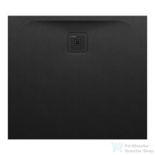   Laufen Pro 90x80 cm-es lapos szögletes zuhanytálca,Fekete H2149500800001