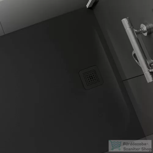 Laufen Pro 170x75 cm-es zuhanytálca Marbond kompozit anyagból,Fekete H2149510800001
