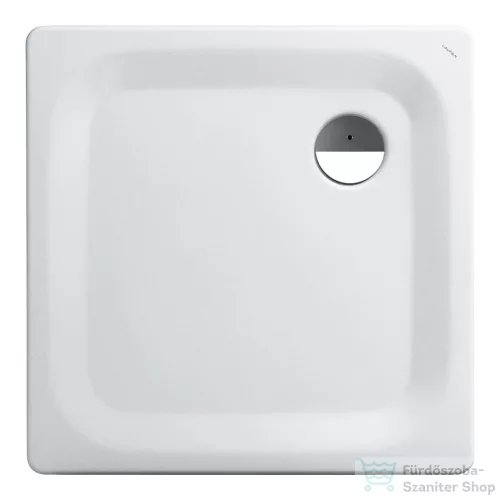 Laufen Platina 80x80 cm-es acéllemez zuhanytálca,Fehér H2150010000401