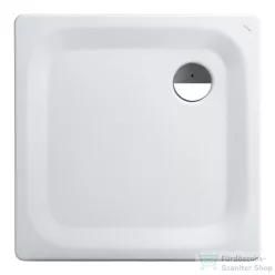  Laufen Platina Antislip 80x80 cm-es acéllemez zuhanytálca szifon nélkül, fehér H2150016000401