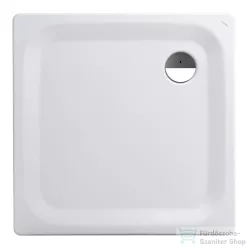   Laufen Platina 90x90 cm-es acéllemez zuhanytálca szifon nélkül, fehér H2150020000401