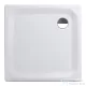 Laufen Platina 90x90 cm-es acéllemez zuhanytálca szifon nélkül, matt fehér H2150027570401