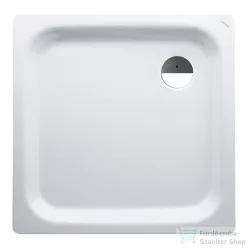   Laufen Platina 80x80 cm-es acéllemez zuhanytálca szifon nélkül, fehér H2150110000401
