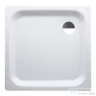 Laufen Platina 80x80 cm-es acéllemez zuhanytálca szifon nélkül, matt fehér H2150117570401