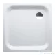 Laufen Platina 80x80 cm-es acéllemez zuhanytálca szifon nélkül, matt fehér H2150117570401