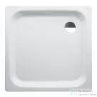Laufen Platina 90x90 cm-es acéllemez zuhanytálca szifon nélkül, fehér H2150120000401