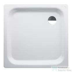   Laufen Platina 90x90 cm-es acéllemez zuhanytálca szifon nélkül, matt fehér H2150127570401