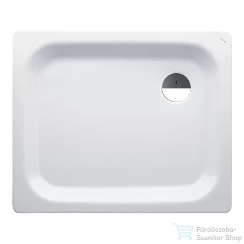 Laufen Platina 90x75 cm-es acéllemez zuhanytálca szifon nélkül, fehér H2150130000401