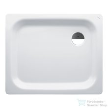   Laufen Platina 90x75 cm-es acéllemez zuhanytálca szifon nélkül, matt fehér H2150137570401