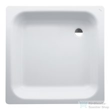   Laufen Platina Antislip 80x80 cm-es acéllemez zuhanytálca szifon nélkül, fehér H2150216000401