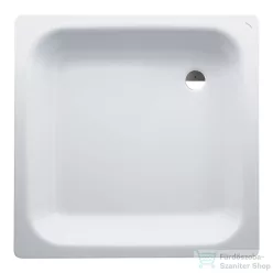   Laufen Platina 80x80 cm-es acéllemez zuhanytálca szifon nélkül, matt fehér H2150217570401