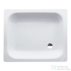   Laufen Platina 90x75 cm-es acéllemez zuhanytálca szifon nélkül, matt fehér H2150237570401