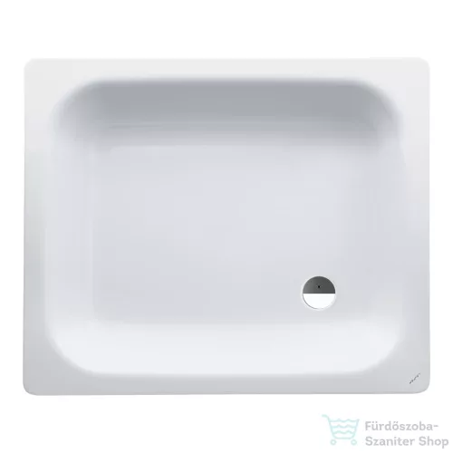 Laufen Platina 90x75 cm-es acéllemez zuhanytálca szifon nélkül, matt fehér H2150237570401