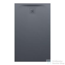  Laufen Pro 130x80 Marbond kompozit zuhanytálca, lefolyó a rövid oldalon, Antracit H2159550780001