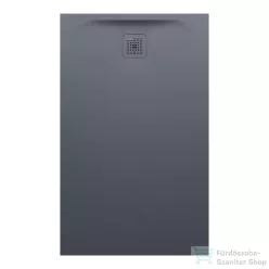   Laufen Pro 130x80 Marbond kompozit zuhanytálca, lefolyó a rövid oldalon, Antracit H2159550780001