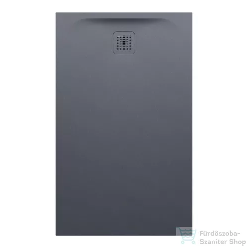Laufen Pro 130x80 Marbond kompozit zuhanytálca, lefolyó a rövid oldalon, Antracit H2159550780001
