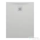 Laufen Pro 90x70 Marbond kompozit zuhanytálca, lefolyó a rövid oldalon, Világosszürke H2169560770001