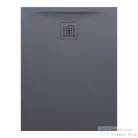 Laufen Pro 90x70 Marbond kompozit zuhanytálca, lefolyó a rövid oldalon, Antracit H2169560780001