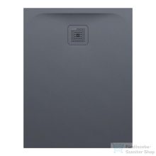   Laufen Pro 90x70 Marbond kompozit zuhanytálca, lefolyó a rövid oldalon, Antracit H2169560780001