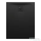 Laufen Pro 90x70 Marbond kompozit zuhanytálca, lefolyó a rövid oldalon, matt fekete H2169560800001