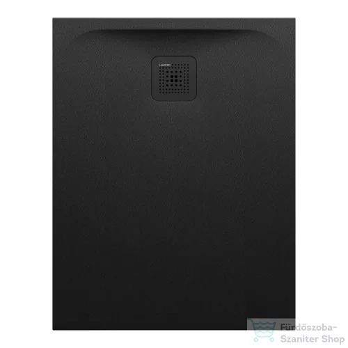 Laufen Pro 90x70 Marbond kompozit zuhanytálca, lefolyó a rövid oldalon, matt fekete H2169560800001