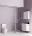 Laufen Pro 100x70 Marbond kompozit zuhanytálca, lefolyó a rövid oldalon, fehér H2169570000001