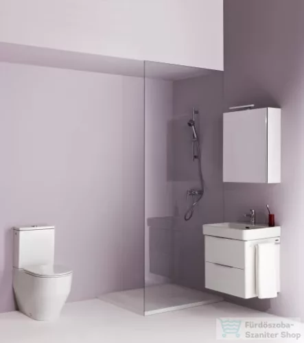 Laufen Pro 100x70 Marbond kompozit zuhanytálca, lefolyó a rövid oldalon, fehér H2169570000001