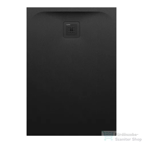 Laufen Pro 100x70 Marbond kompozit zuhanytálca, lefolyó a rövid oldalon, matt fekete H2169570800001