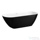 Laufen LUA 170x75 szabadonálló kád, Marbond kompozit anyagból, fényes fekete/fehér H2200820640001
