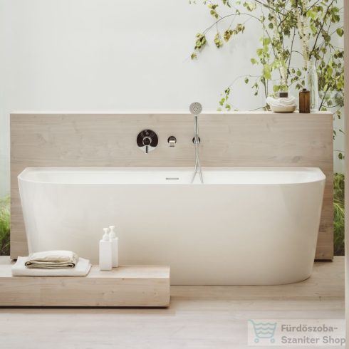 Laufen MEDA 180x80 szabadonálló kád, hátfalhoz illeszkedő, Marbond kompozit anyagból, fehér H2201170000001