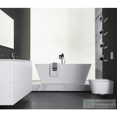 Laufen LUA 10x75 szabadonálló kád, Marbond kompozit anyagból, fehér H2200820000001