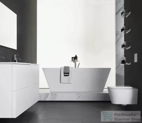 Laufen LINDEN 180x80 szabadonálló kád, Marbond kompozit anyagból, fehér H2209420000001