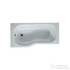 Jika TIGO 160x80 cm-es aszimmetrikus kád előlap nélküli beépítéshez, láb és lefolyó nélkül, balos, fehér H2212100000001